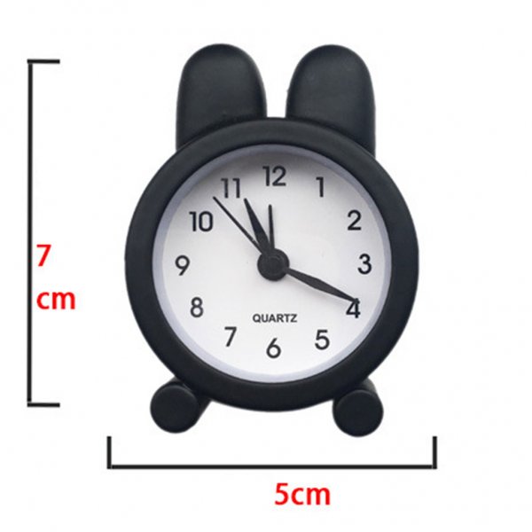 Creative Cute Mini Metal Small Alarm Electronic Clock Small Alarm Clock Table Clock Morning Alarm Clock Retro Portable Bell Desk